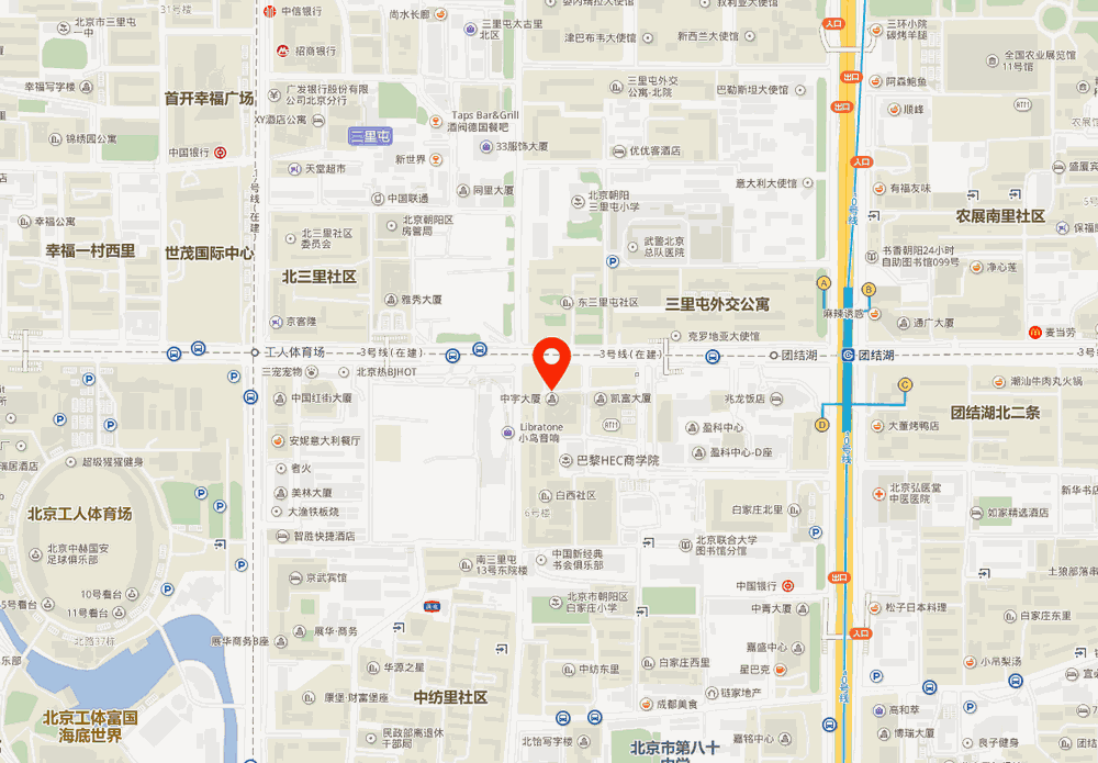 中宇大厦位置地图